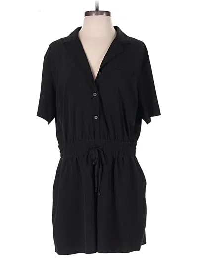 Pre-owned Athleta Romper In Black