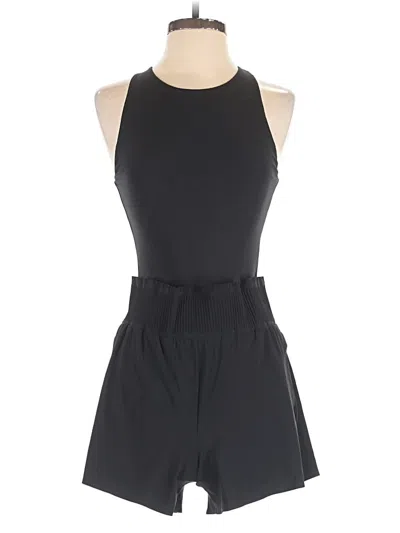 Pre-owned Athleta Romper In Black