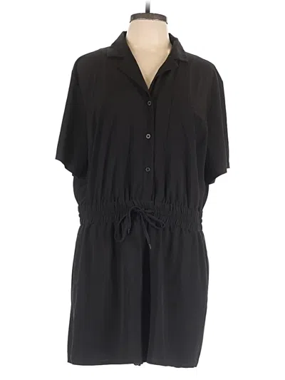 Pre-owned Athleta Romper In Black