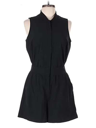 Pre-owned Athleta Romper In Black