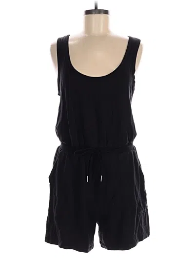 Pre-owned Athleta Romper In Black