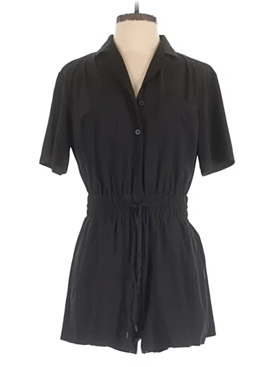 Pre-owned Athleta Romper In Black