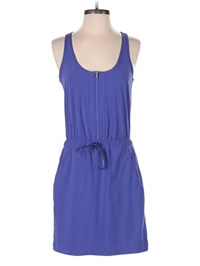 Pre-owned Athleta Romper In Blue