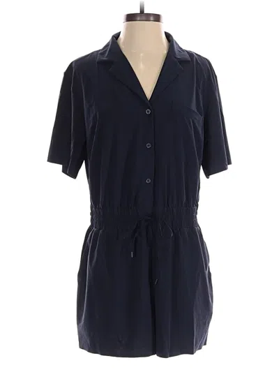 Pre-owned Athleta Romper In Blue