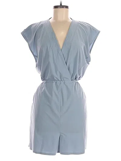 Pre-owned Athleta Romper In Blue