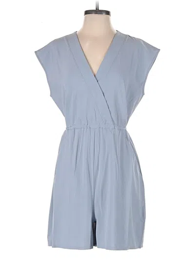 Pre-owned Athleta Romper In Blue