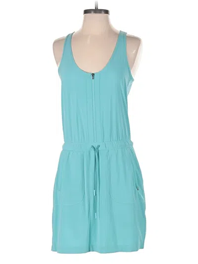 Pre-owned Athleta Romper In Blue