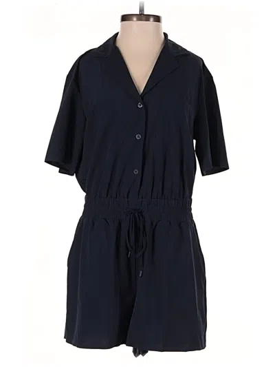 Pre-owned Athleta Romper In Blue