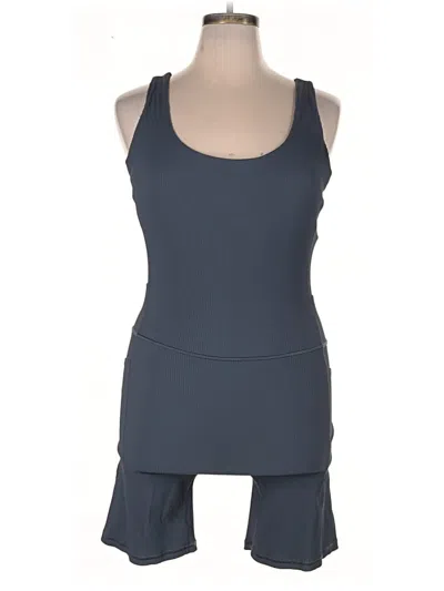Pre-owned Athleta Romper In Blue