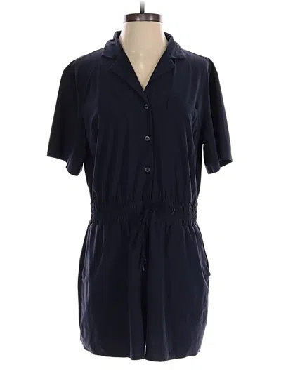 Pre-owned Athleta Romper In Blue
