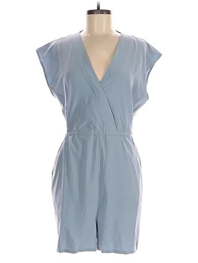 Pre-owned Athleta Romper In Blue