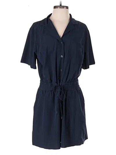 Pre-owned Athleta Romper In Blue