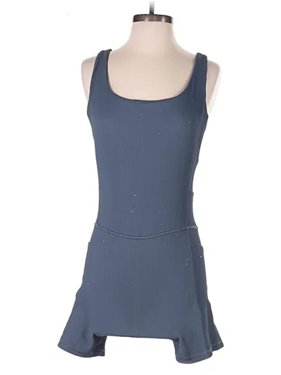 Pre-owned Athleta Romper In Blue