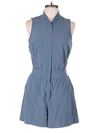 Pre-owned Athleta Romper In Blue