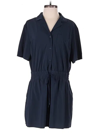 Pre-owned Athleta Romper In Blue