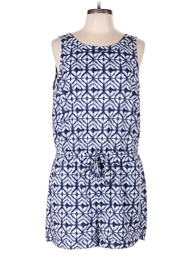 Pre-owned Athleta Romper In Blue