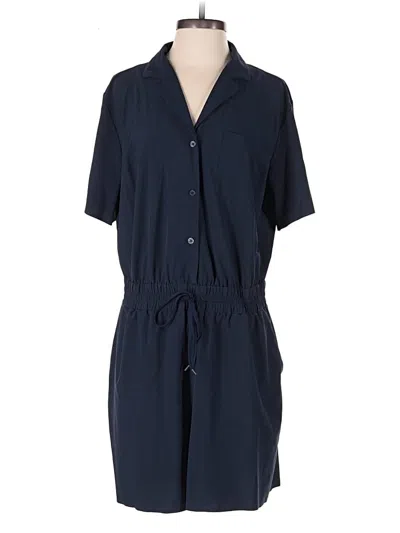 Pre-owned Athleta Romper In Blue
