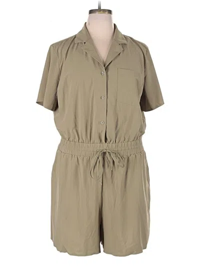 Pre-owned Athleta Romper In Brown