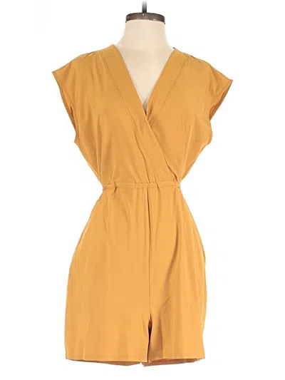 Pre-owned Athleta Romper In Gold