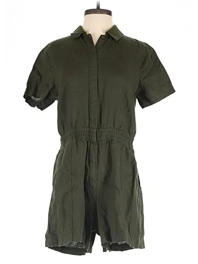 Pre-owned Athleta Romper In Green