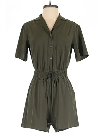 Pre-owned Athleta Romper In Green