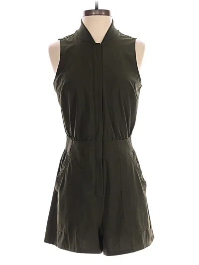 Pre-owned Athleta Romper In Green