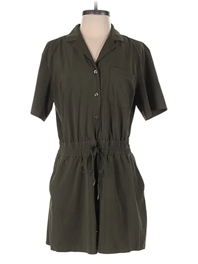 Pre-owned Athleta Romper In Green