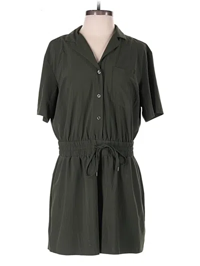 Pre-owned Athleta Romper In Green