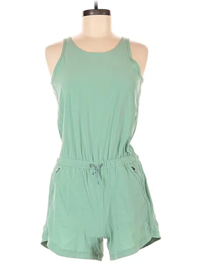 Pre-owned Athleta Romper In Green