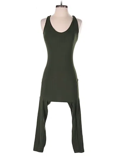 Pre-owned Athleta Romper In Green