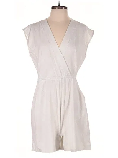Pre-owned Athleta Romper In Ivory