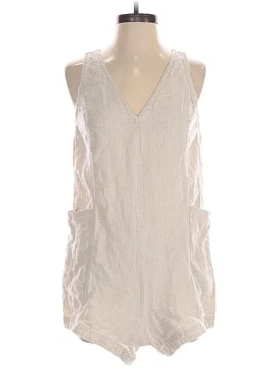 Pre-owned Athleta Romper In Ivory