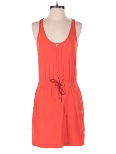 Pre-owned Athleta Romper In Orange