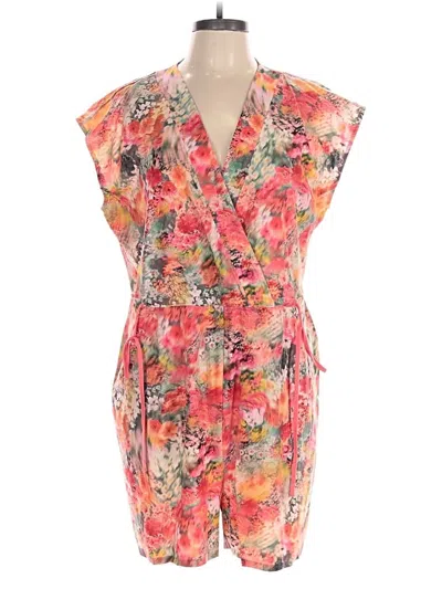 Pre-owned Athleta Romper In Orange