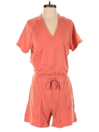 Pre-owned Athleta Romper In Orange