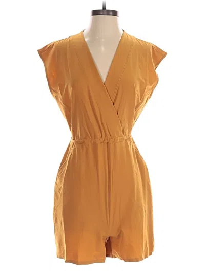 Pre-owned Athleta Romper In Orange