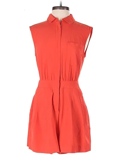 Pre-owned Athleta Romper In Orange