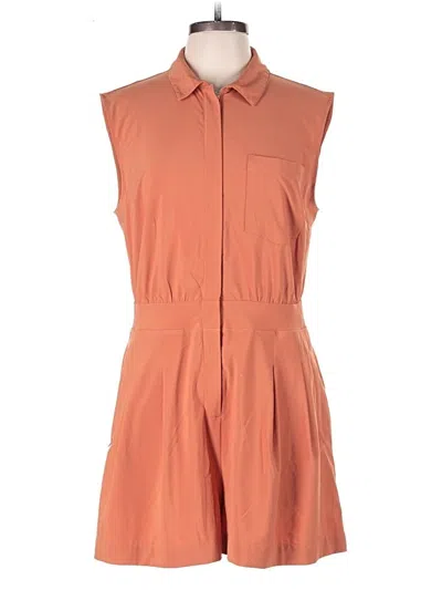 Pre-owned Athleta Romper In Orange