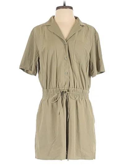 Pre-owned Athleta Romper In Tan