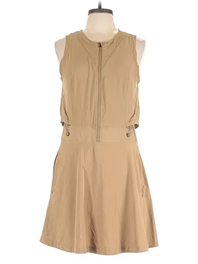 Pre-owned Athleta Romper In Tan