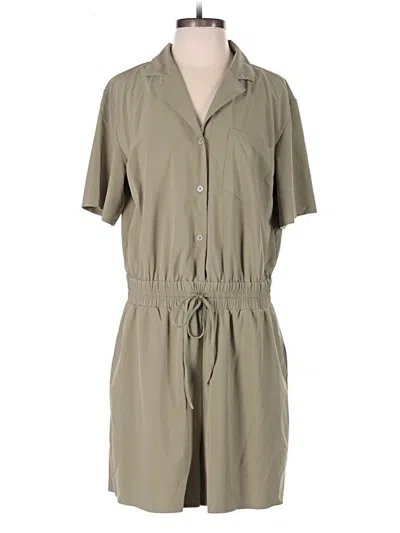 Pre-owned Athleta Romper In Tan
