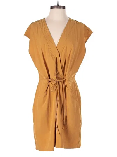 Pre-owned Athleta Romper In Tan