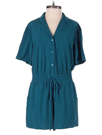 Pre-owned Athleta Romper In Teal