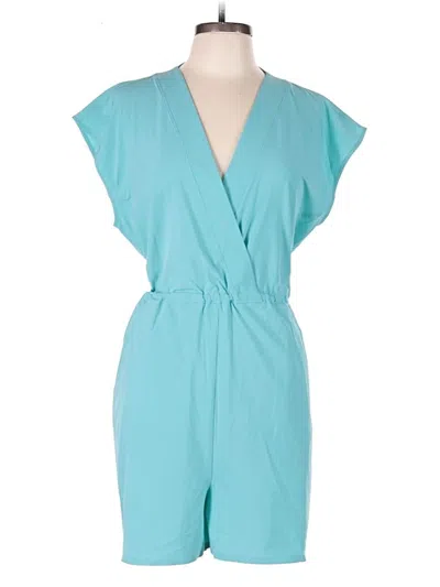 Pre-owned Athleta Romper In Teal