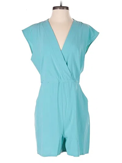 Pre-owned Athleta Romper In Teal