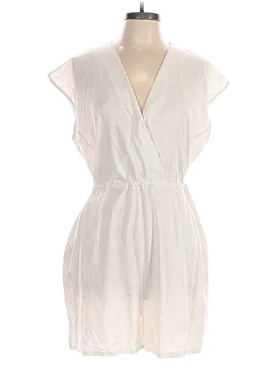 Pre-owned Athleta Romper In White