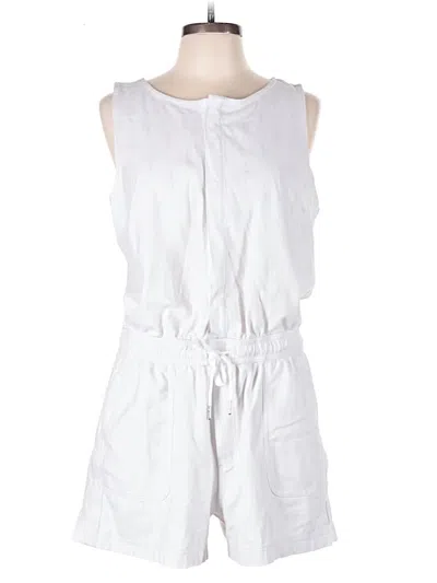 Pre-owned Athleta Romper In White