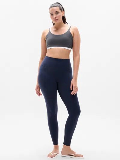 Athleta Salutation High Rise 7/8 Legging In Navy