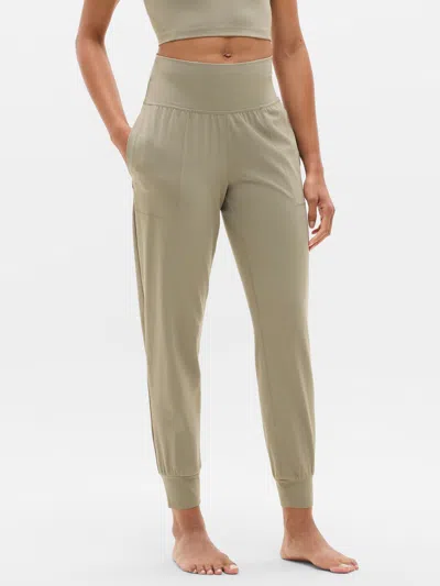 Athleta Salutation High Rise Jogger In Green