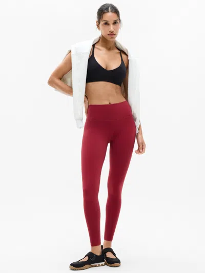 Athleta Salutation High Rise Legging In Decadent Red
